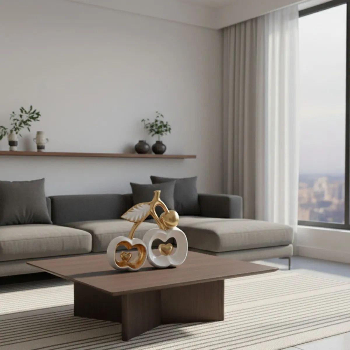 Figura Decorativa Adorno Estatua Frutal Naturaleza Jhn-5