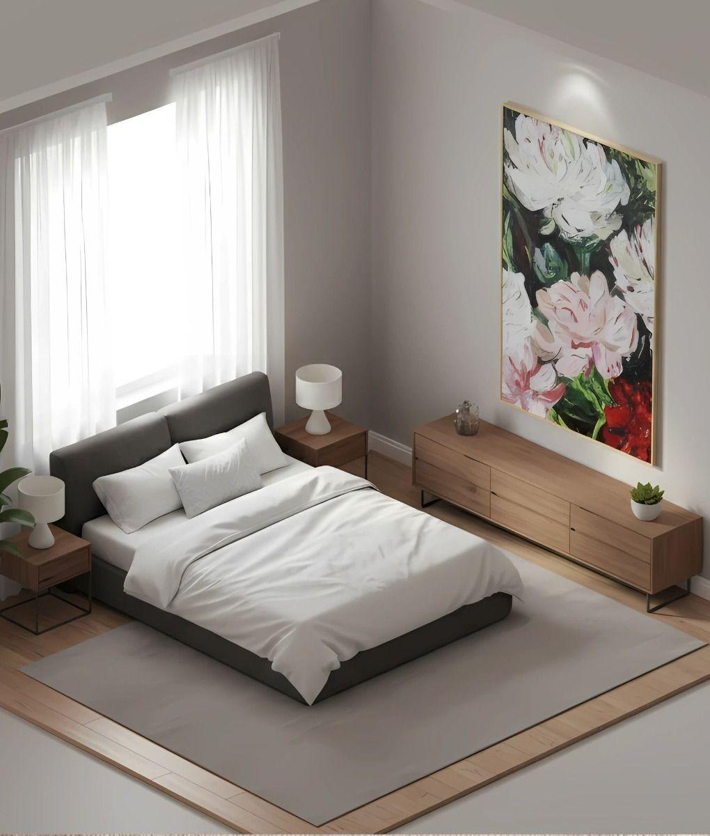 Cuadro Decorativo Arte Visual Floral Elegante Hogar Jhn-9