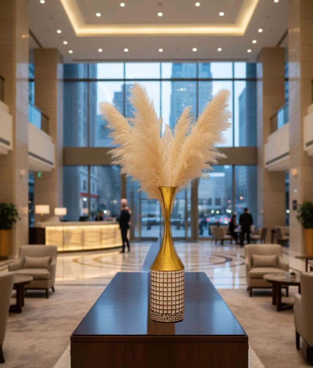 Florero Decorativo Alto Mesa Piso Elegante Hogar Jhn-9