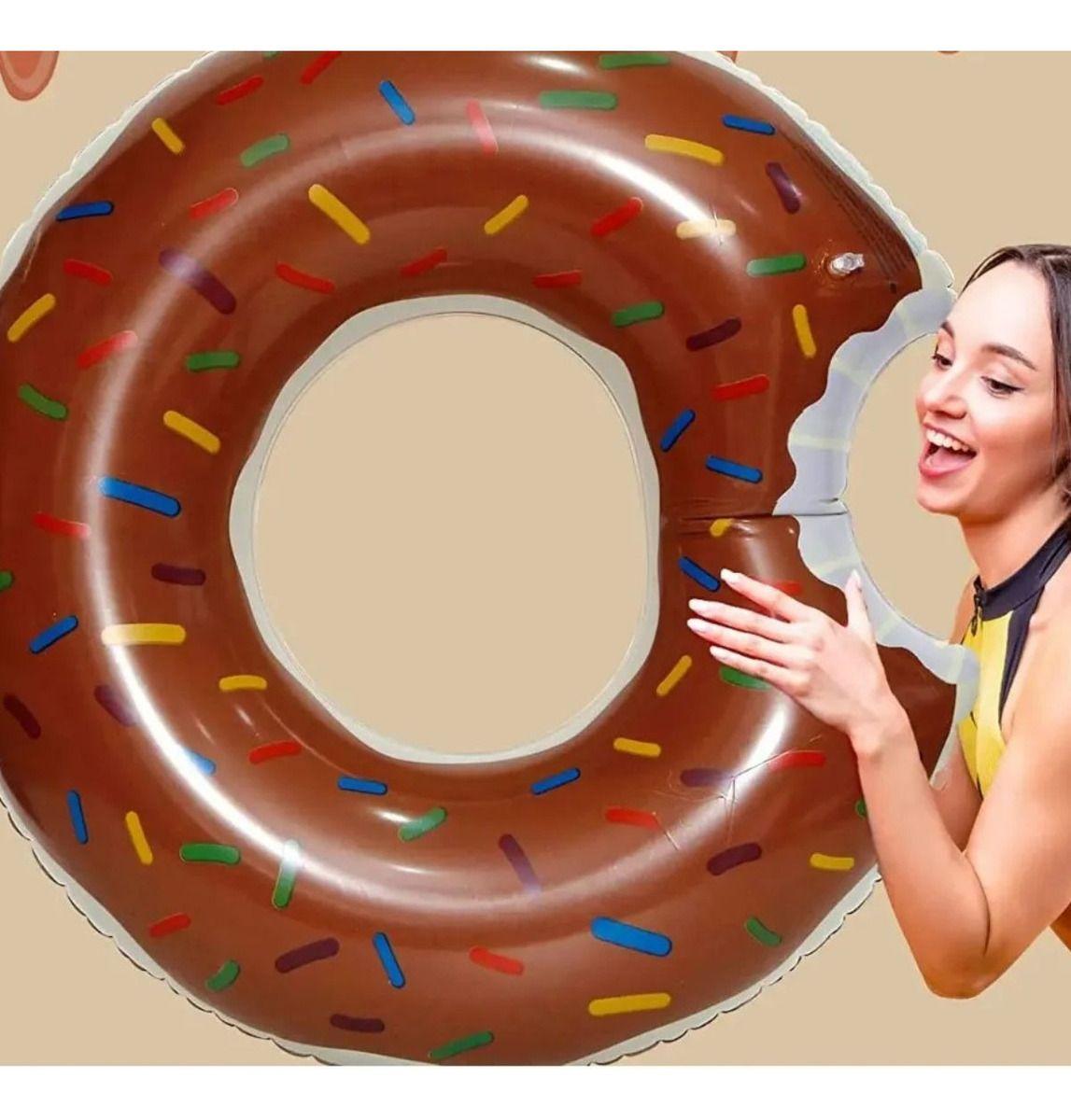 SET 3 FLOTADOR INFLABLE FORMA DONUT PARA PISCINA VERANO LAU-9