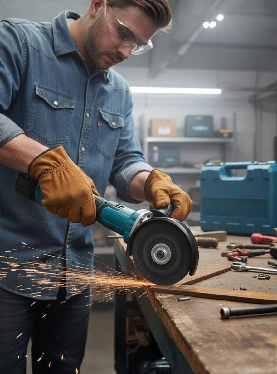 Esmeril Angular Inalámbrico Kit Profesional Herramienta Jhn-4