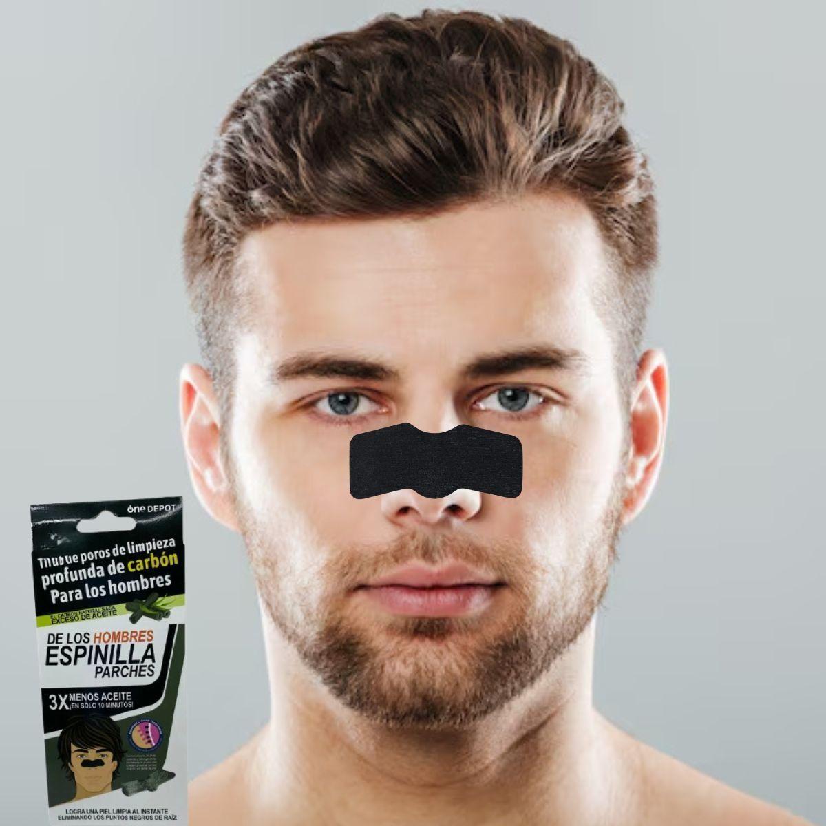 SET 3 MASCARILLAS CARBON TIRAS FACIAL LIMPIEZA PROFUNDA LAU-8