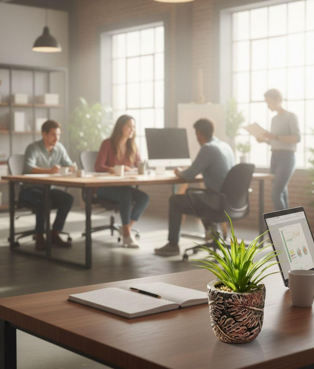 Set 2 Planta Decorativa Suculenta Adorno Hogar Jhn-4