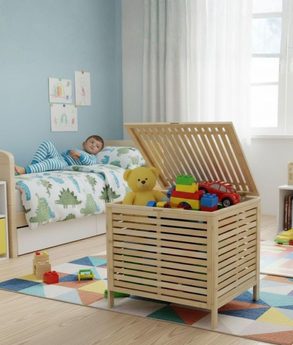 Canasto Ropa Organizador Almacenamiento Cesto Tapa Jhn-2