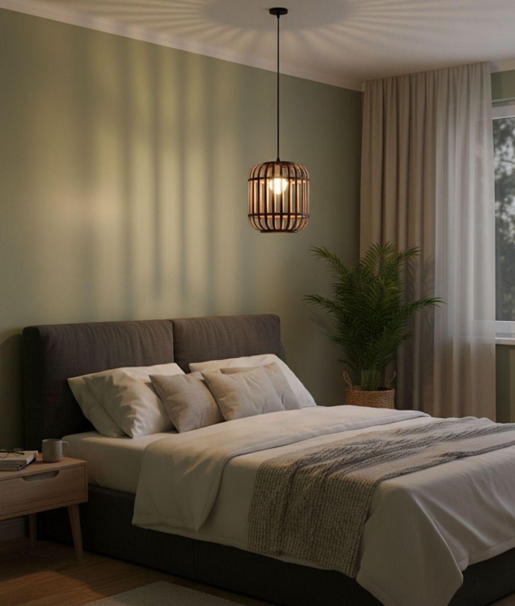 Lámpara Colgante Decorativa Elegante Abierta Jaula Jhn-8