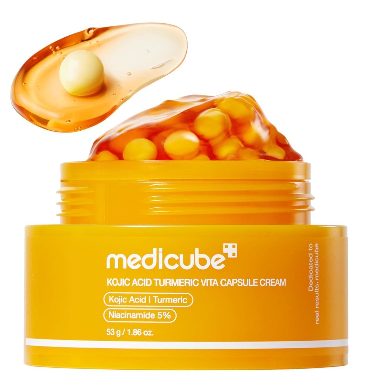 Crema Facial Medicube Kojic Acid Turmeric Vita Capsule Cream 55g-4
