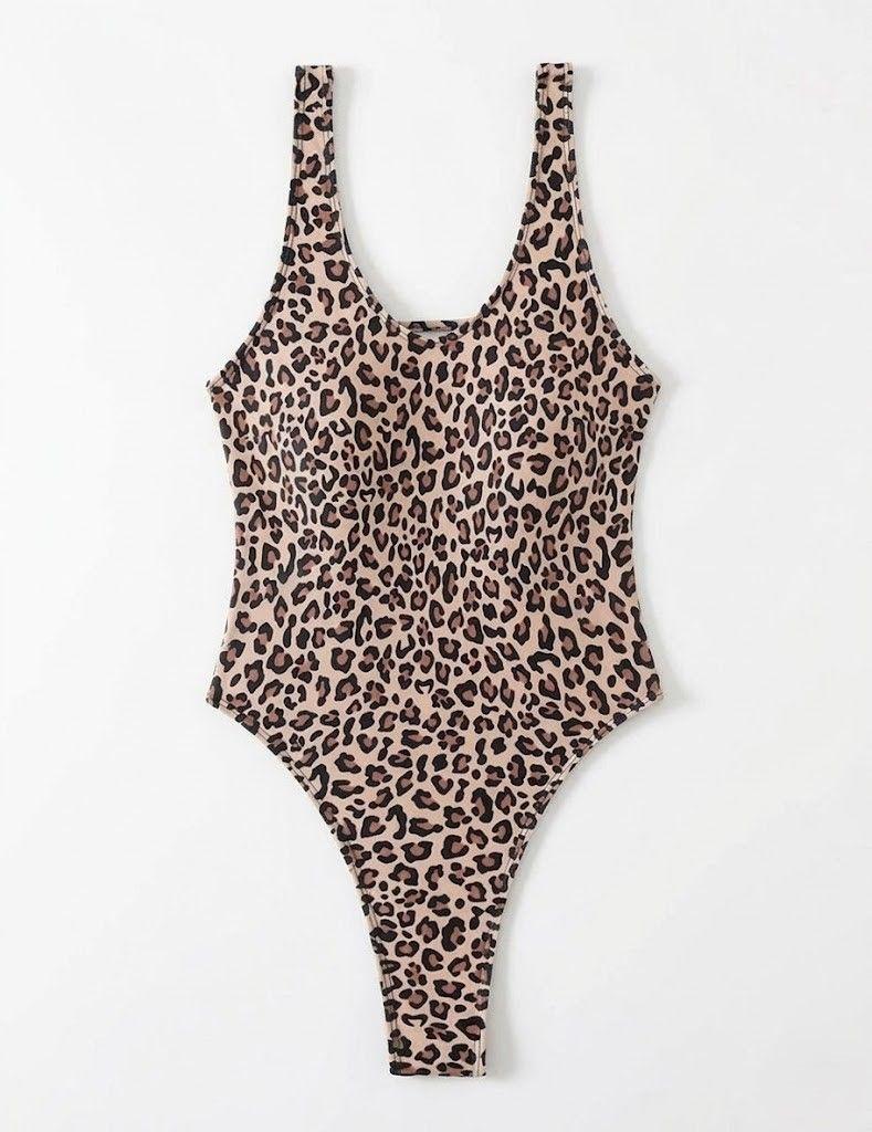 Traje de Baño Entero Animal Print Leopardo Colaless-3