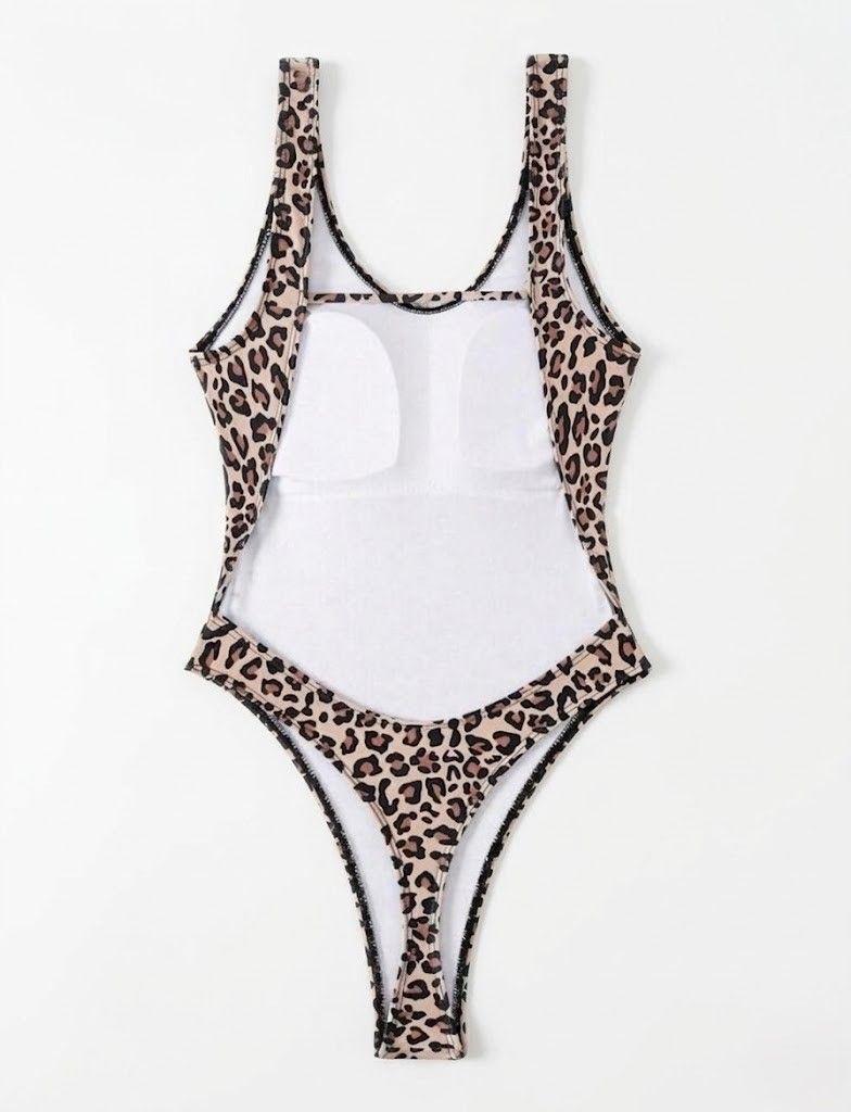 Traje de Baño Entero Animal Print Leopardo Colaless-4
