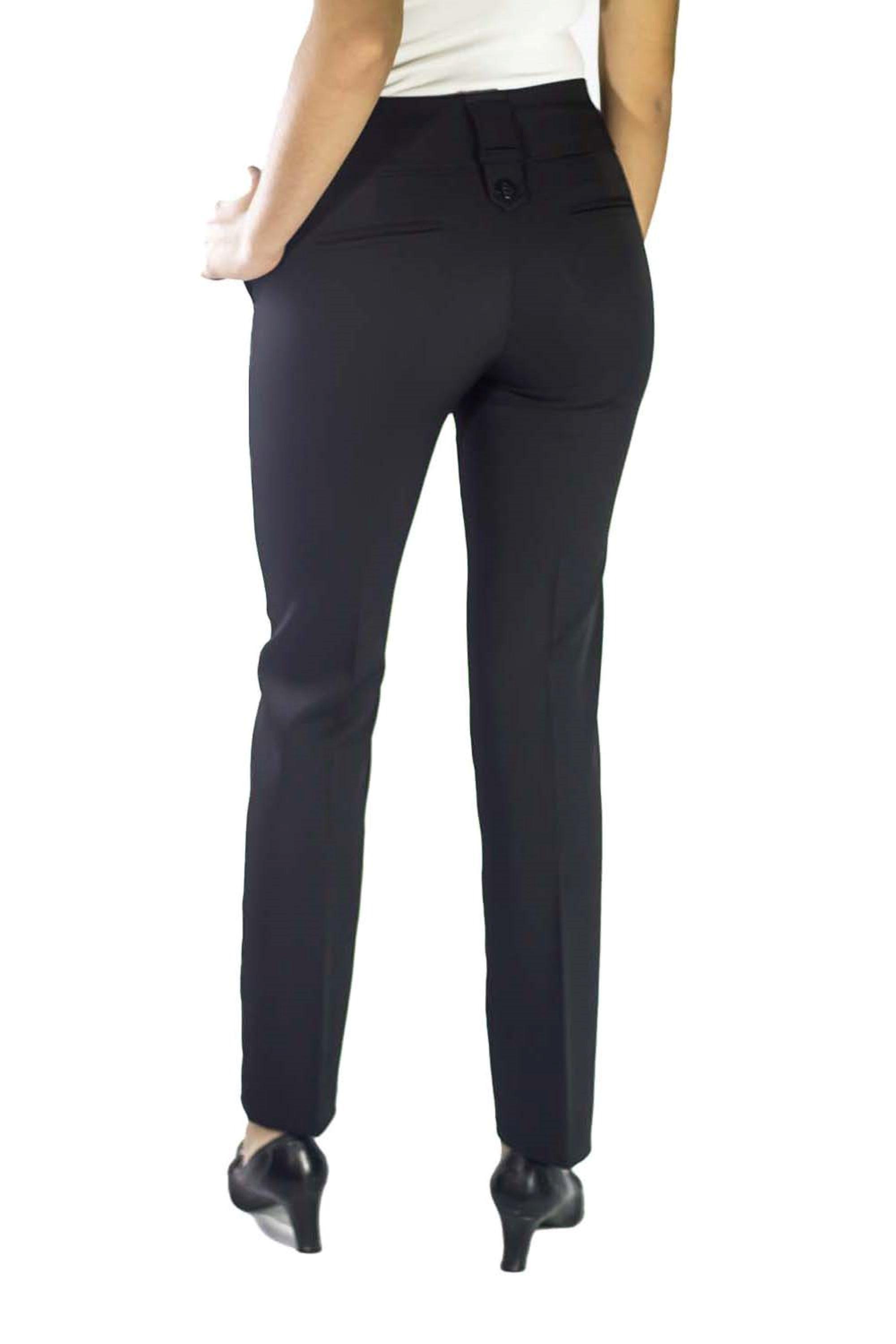 Pantalon Recto Formal Poly Spandex -1