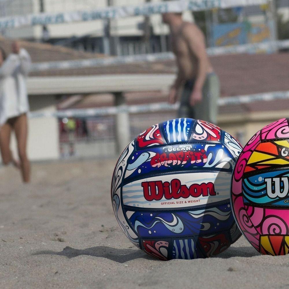 Balón de Vóleibol Wilson Ocean Graffiti  Tamaño 5-6