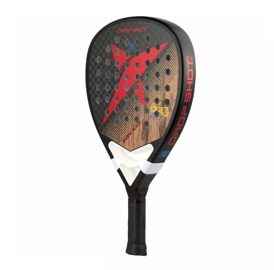 Pala De Padel Drop Shot Pacific Black Pro 2022 + Funda-2