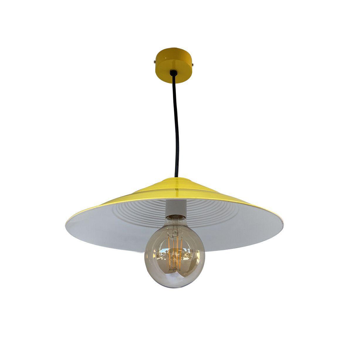 Lámpara de Techo amarillo Lirio A&A Iluminación-0