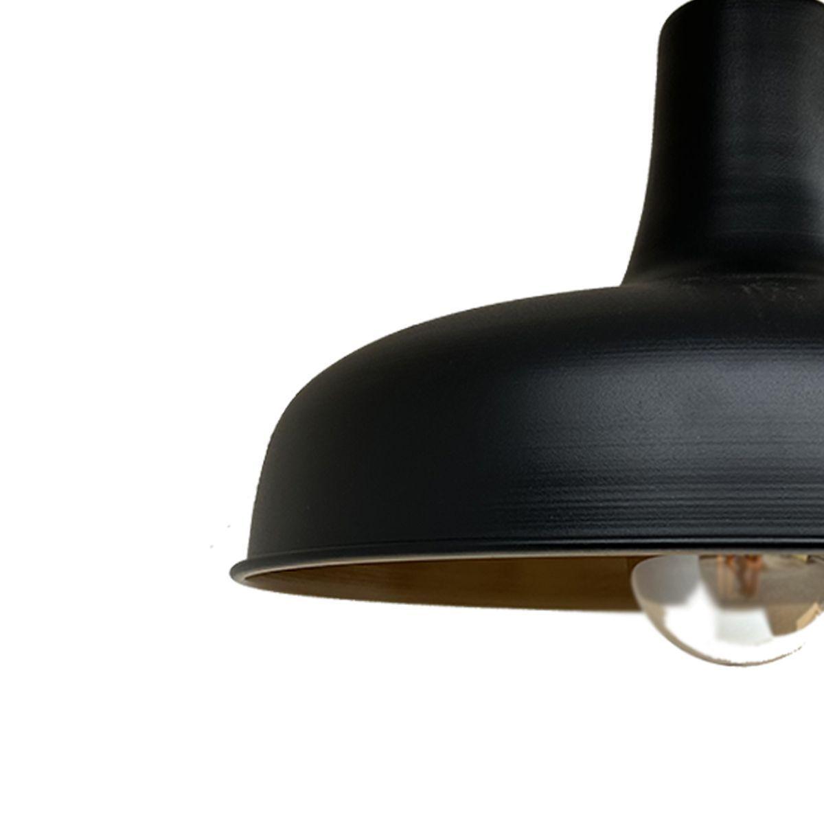 Lámpara de Techo negro Amapola A&A Iluminación-3