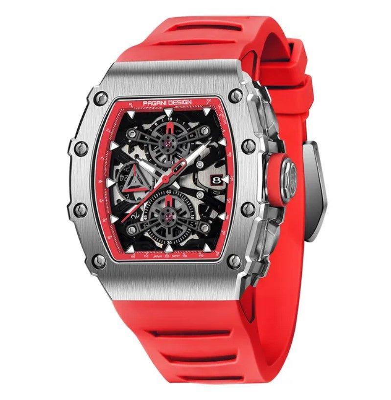 Reloj Hombre "PAGANI F1" Seiko Acero Quirúrgico Cristal de Zafiro-0