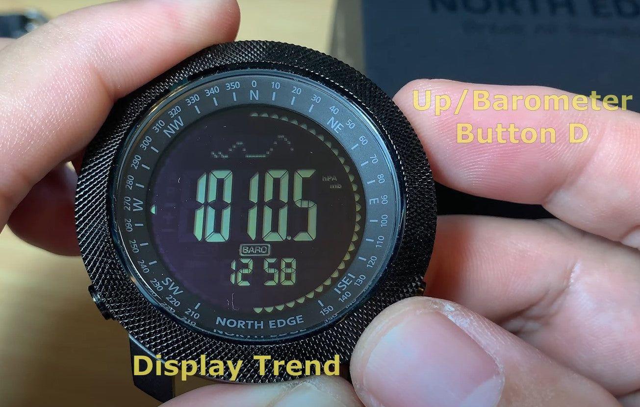 Reloj Hombre NORTH EDGE APACHE Sport Outdoor Militar Digital-1