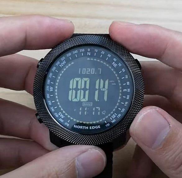 Reloj Hombre NORTH EDGE APACHE Sport Outdoor Militar Digital-5