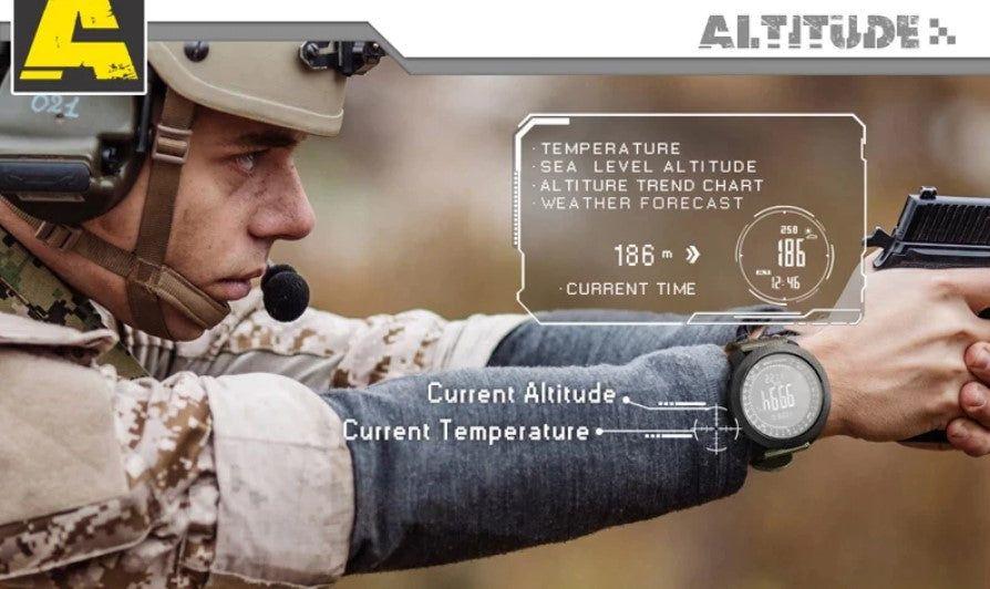 Reloj Hombre NORTH EDGE APACHE Sport Outdoor Militar Digital-7