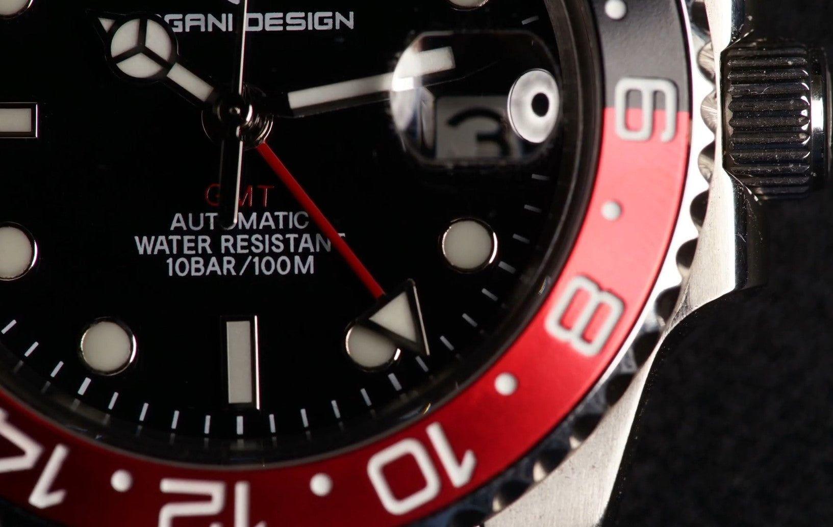 Reloj Hombre PAGANI "GMT COKE" BICOLOR Clásico-Sport Automatico Cristal de Zafiro-1