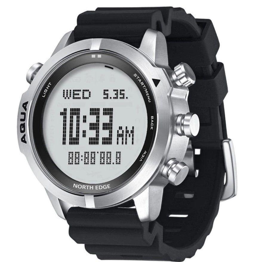 Reloj Hombre NORTH EDGE AQUA BUCEO Sport Outdoor Militar Digital-0