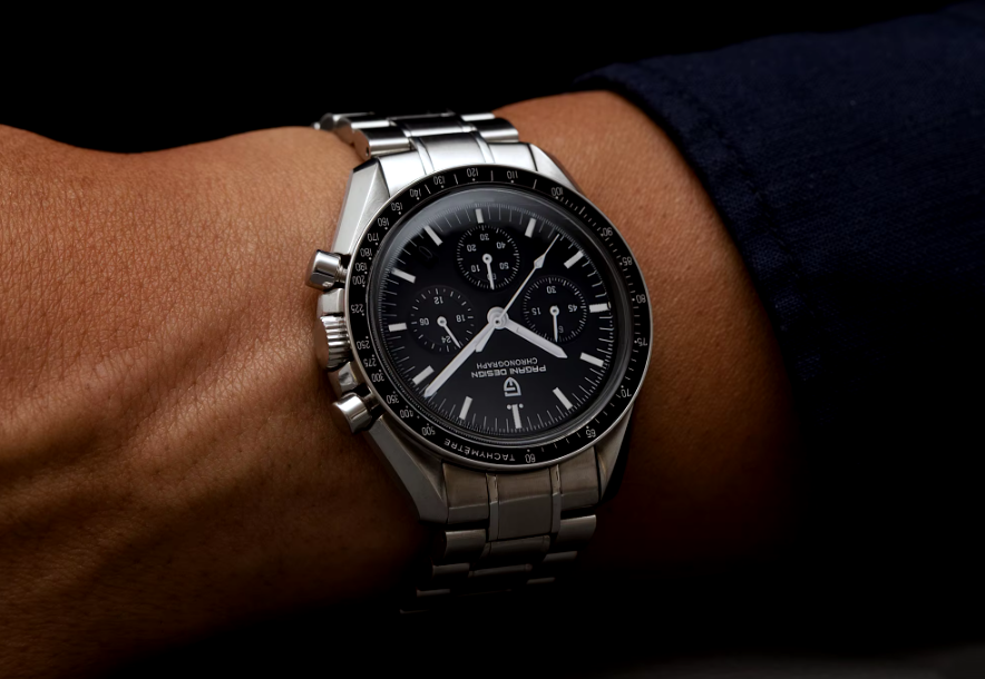 Reloj Hombre PAGANI "SPEEDMASTER" Black Cristal de Zafiro-Ceramica-9