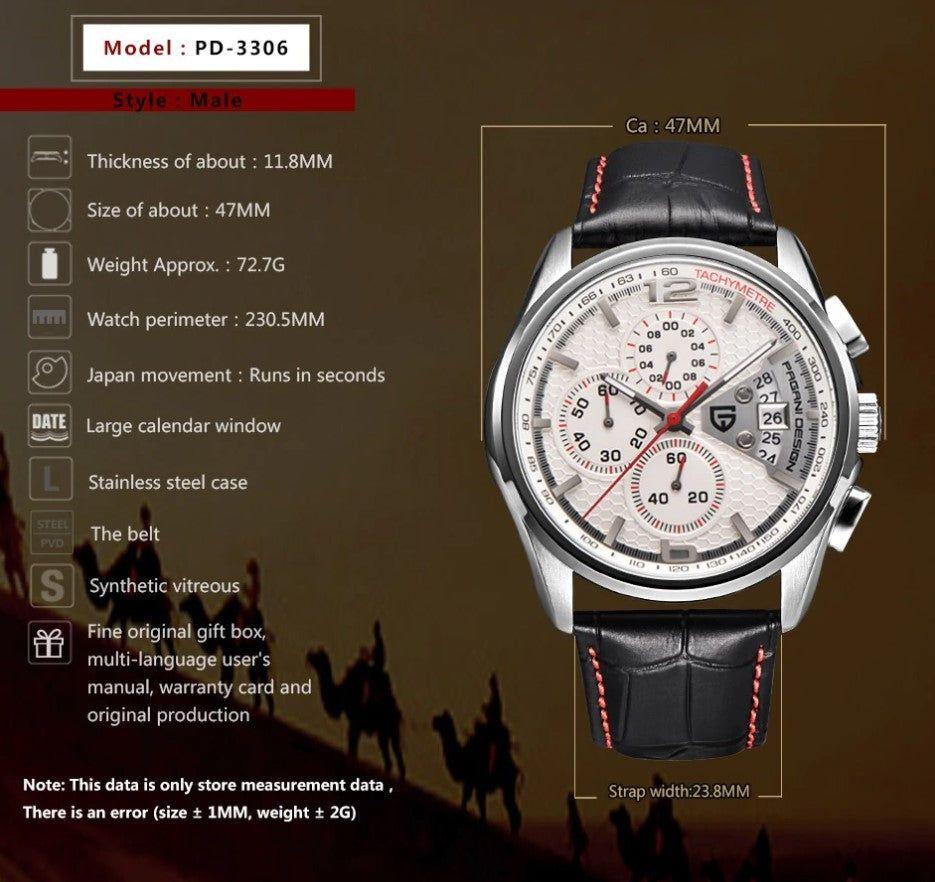 Reloj Hombre PAGANI TORNATO Clásico-Sport Cuarzo-5