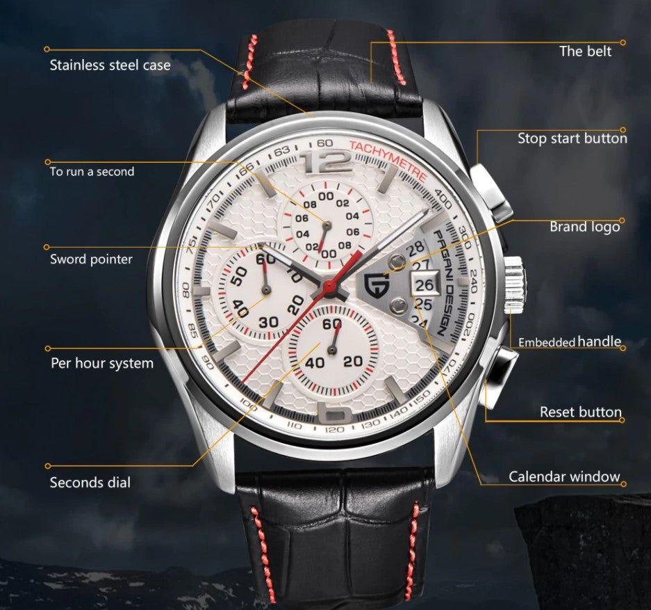 Reloj Hombre PAGANI TORNATO Clásico-Sport Cuarzo-6