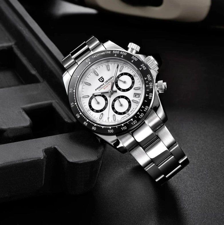 Reloj Hombre PAGANI DAYTONA, Sport Cuarzo Acero Inoxidable Cristal de Zafiro-1