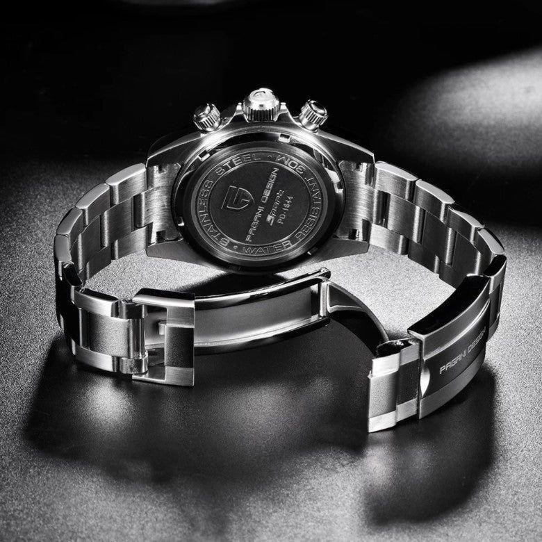 Reloj Hombre PAGANI DAYTONA, Sport Cuarzo Acero Inoxidable Cristal de Zafiro-3