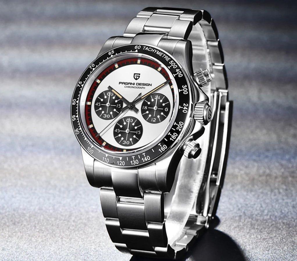 Reloj Hombre PAGANI "DAYTONA Paul Newman", Sport Cuarzo Cristal de Zafiro-3