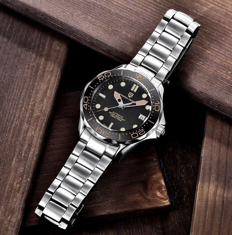 Reloj Hombre "PAGANI SEAMASTER 007", Automático Cristal de Zafiro-5