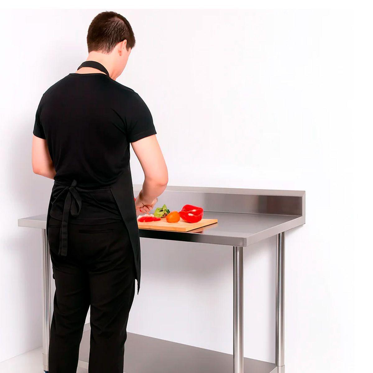 Mes n Mural de Acero Inoxidable 140x60x90 cm-1