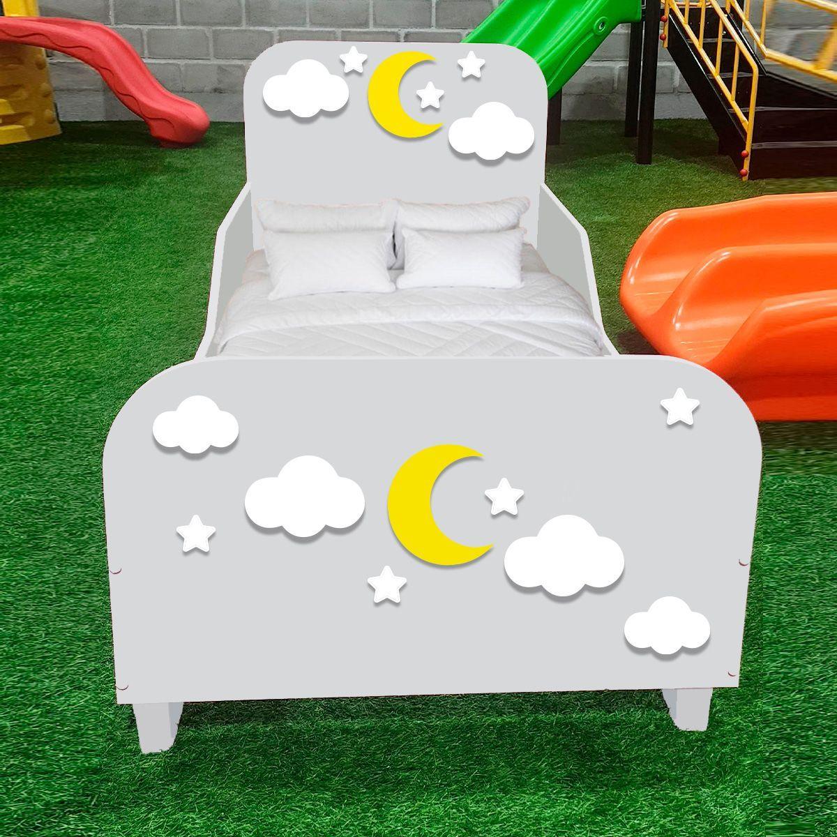 Cama De Transición Para Niños modelo luna y estrellas-2