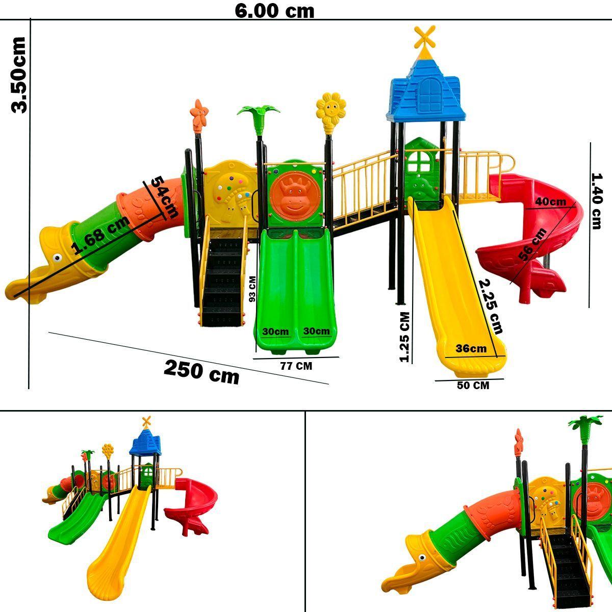 JUEGO DE EXTERIOR 5 TOBOGANES-3
