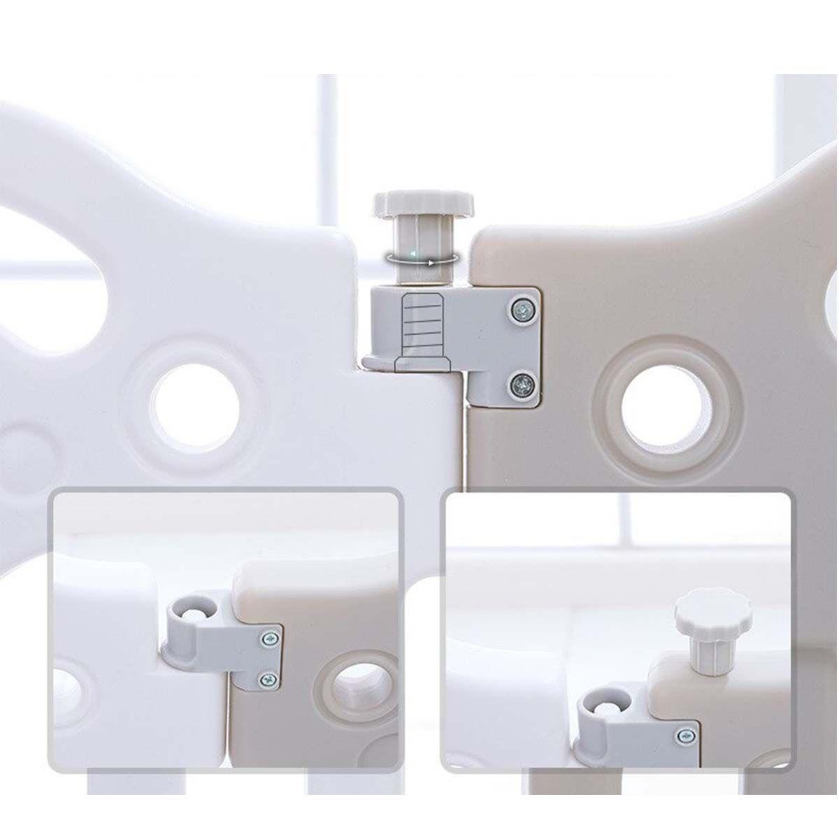 Corral 12+2 Modelo Osito Blanco Y Gris-2