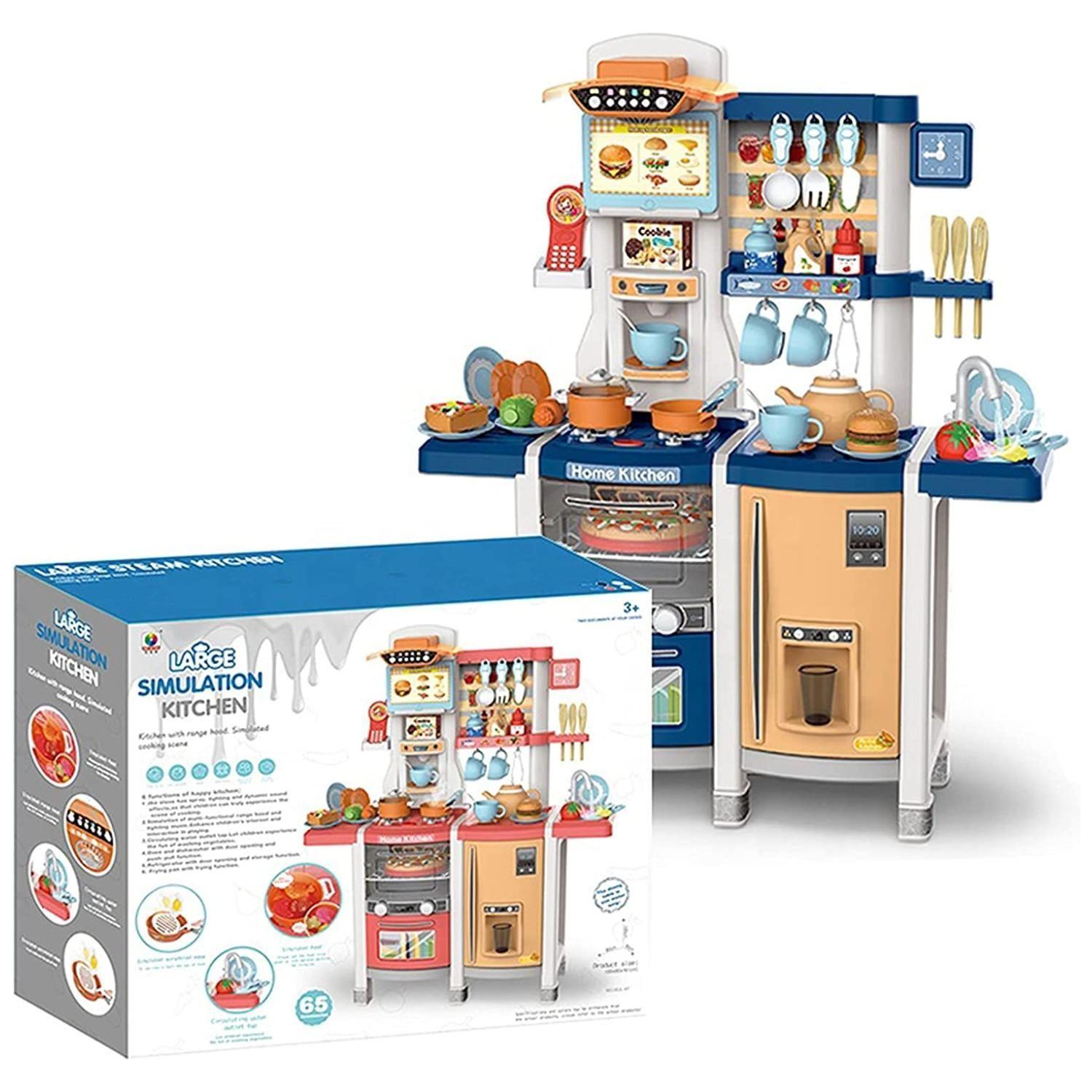 Cocina Juguete 100Cm 65 Pcs Niño Marino-1