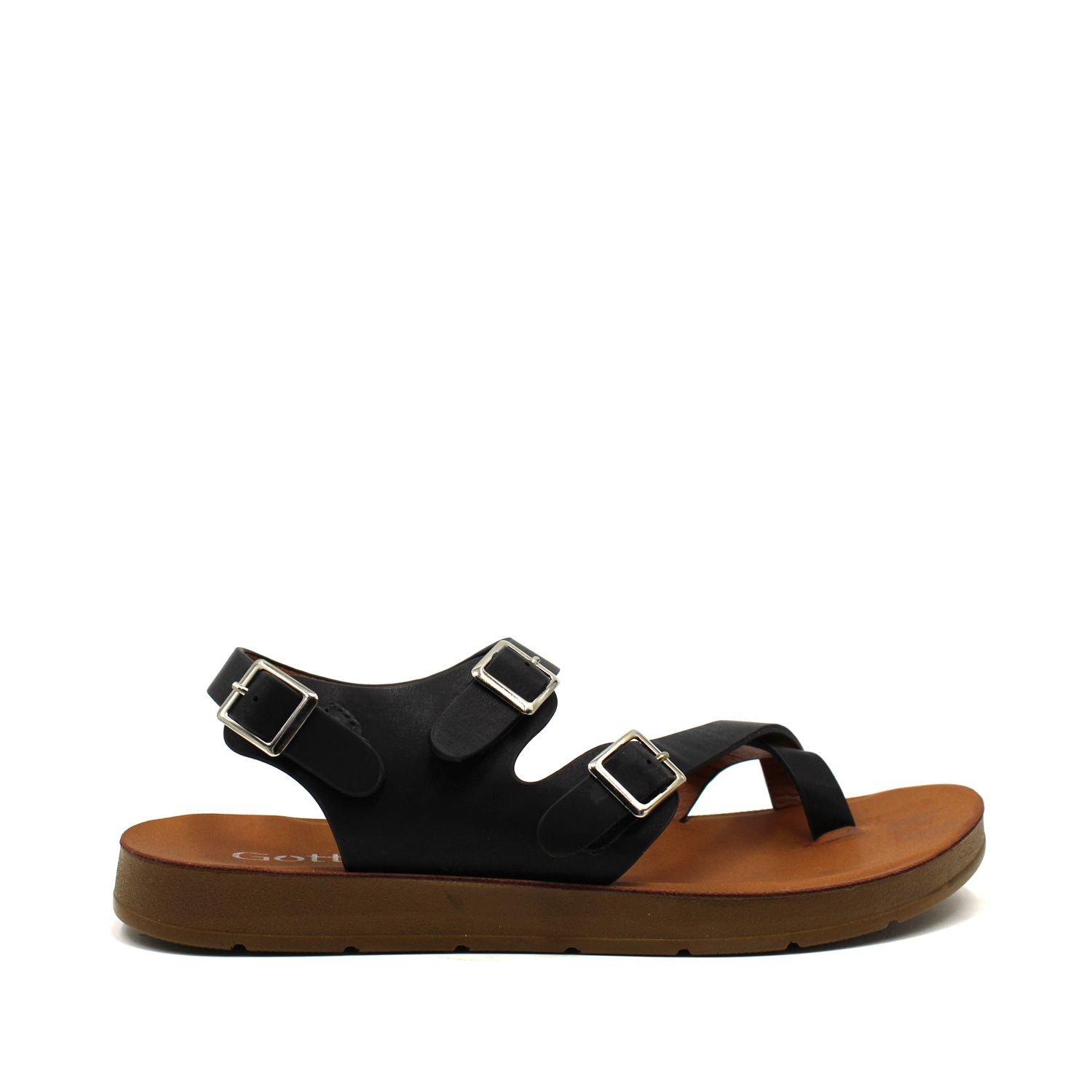 Sandalia Negra Mujer 95038 Gotta-0