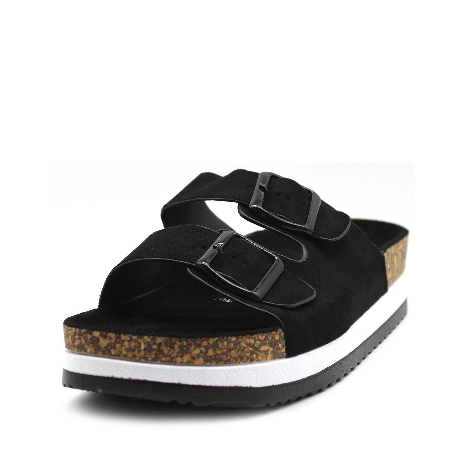 Sandalia Negra Mujer 12062 Gotta-5