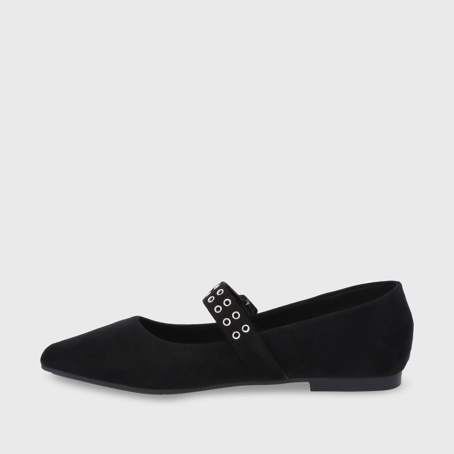 Ballerina Plano Negro Mujer 54011 Gotta-3