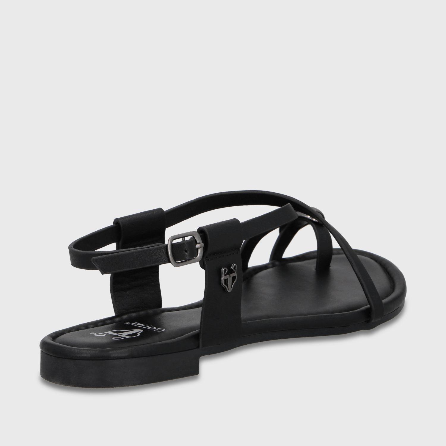 Sandalia Negra Mujer 64121 Gotta-4