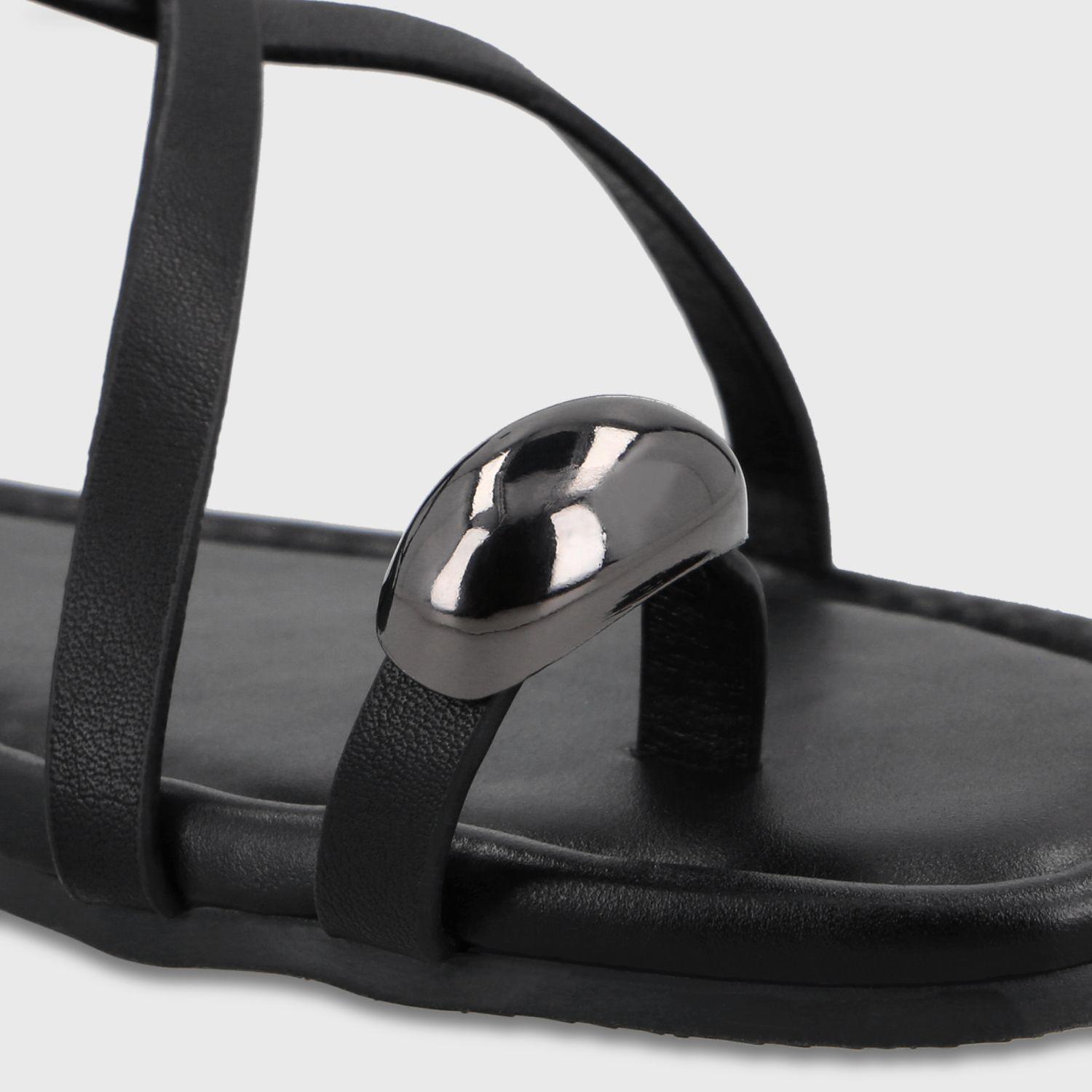 Sandalia Negra Mujer 64121 Gotta-5