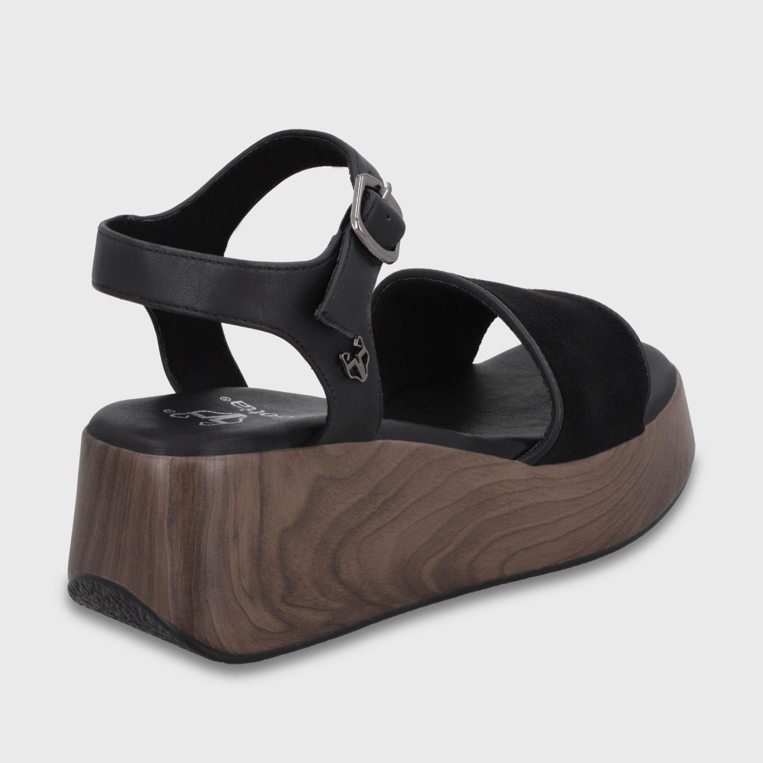 Sandalia Plataforma Negra Mujer 65820 Gotta-4