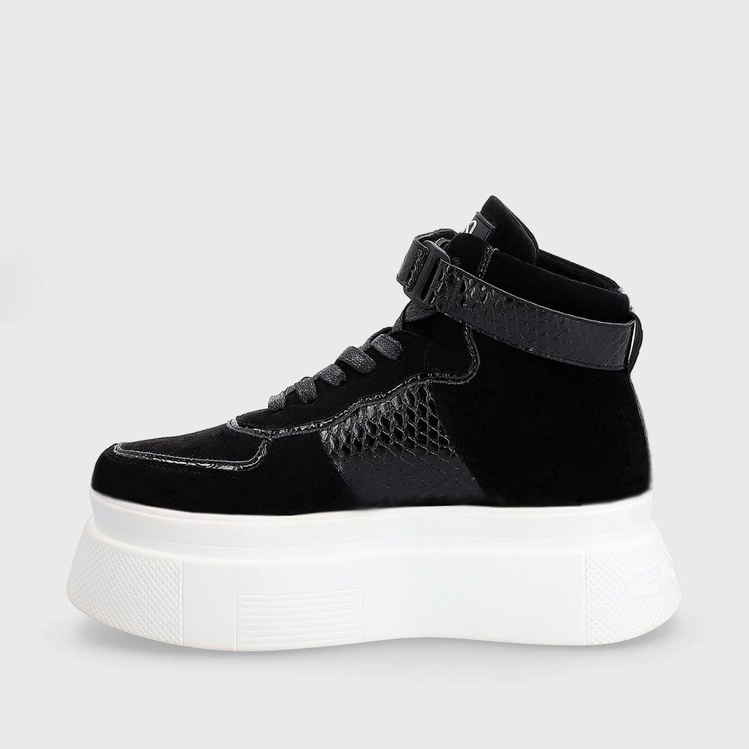 Zapatilla Plataforma Negra Mujer 13413 Gotta-3