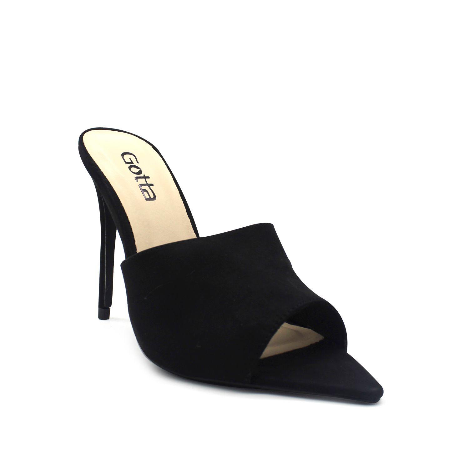 Sandalia Negra Mujer C6162 Gotta-1