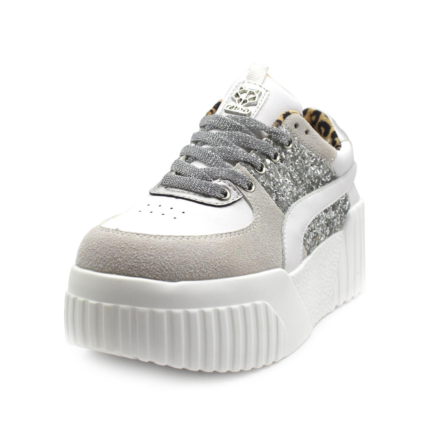 Zapatilla Plateada Mujer 13143 Gotta-3