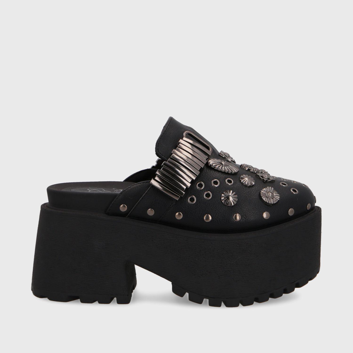 Zueco Negro Mujer 15680 Gotta-0