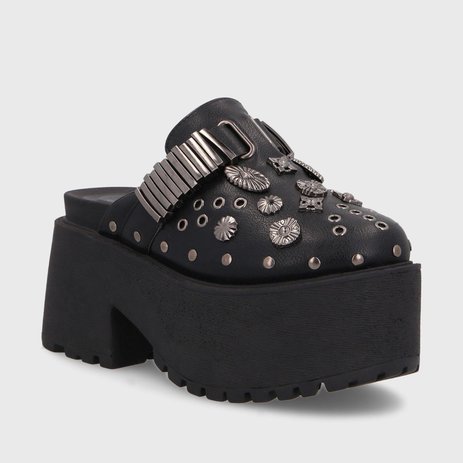 Zueco Negro Mujer 15680 Gotta-1