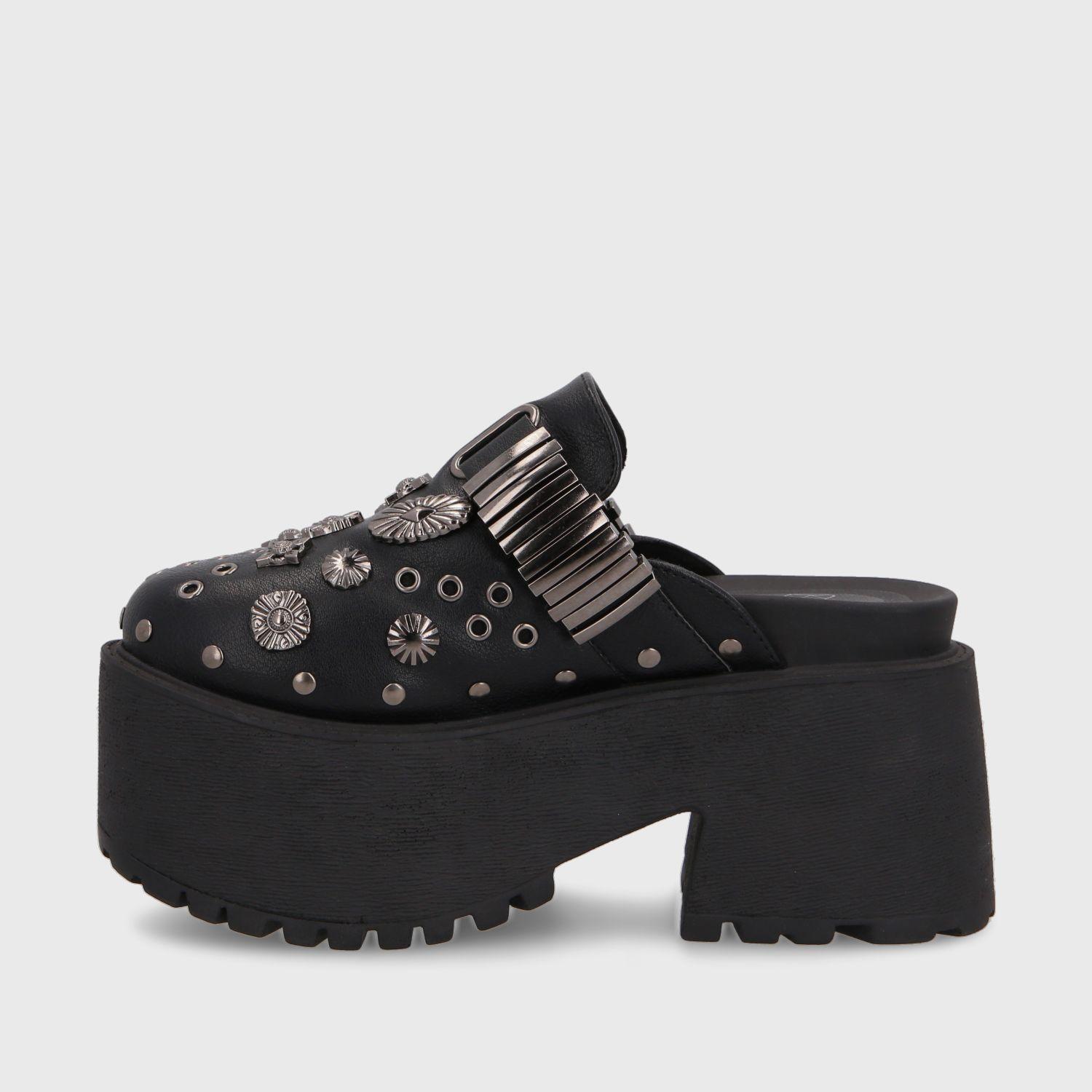 Zueco Negro Mujer 15680 Gotta-3