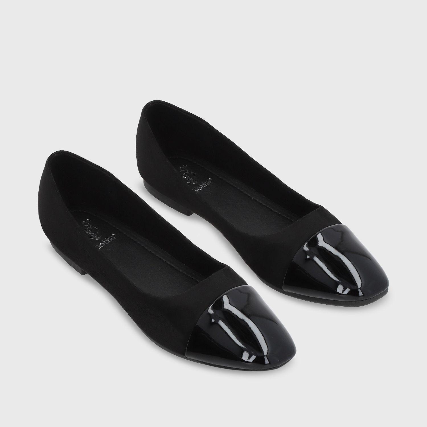 Ballerina Plano Negro Mujer 54020 Gotta-2