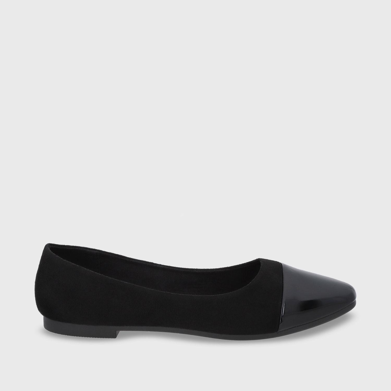 Ballerina Plano Negro Mujer 54020 Gotta-0