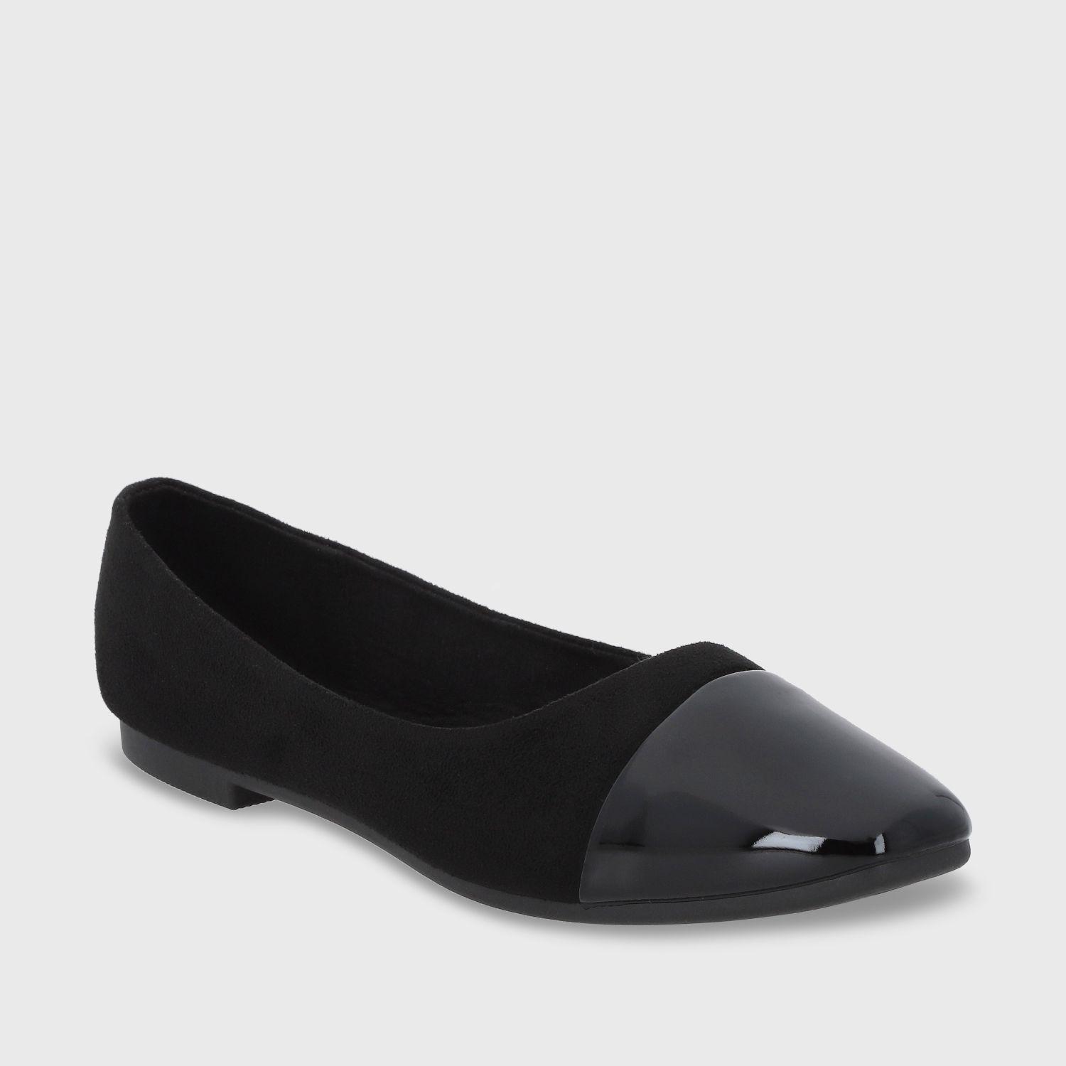 Ballerina Plano Negro Mujer 54020 Gotta-1